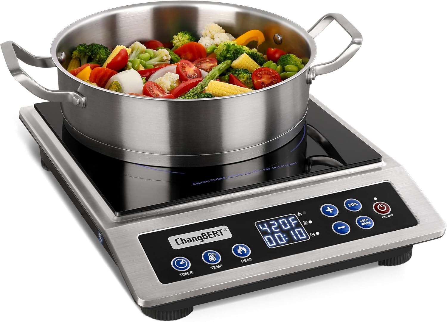 Induction Cooktop Portable - موقد حثي كهرومغناطيسي محمول، نسخة محسنة،