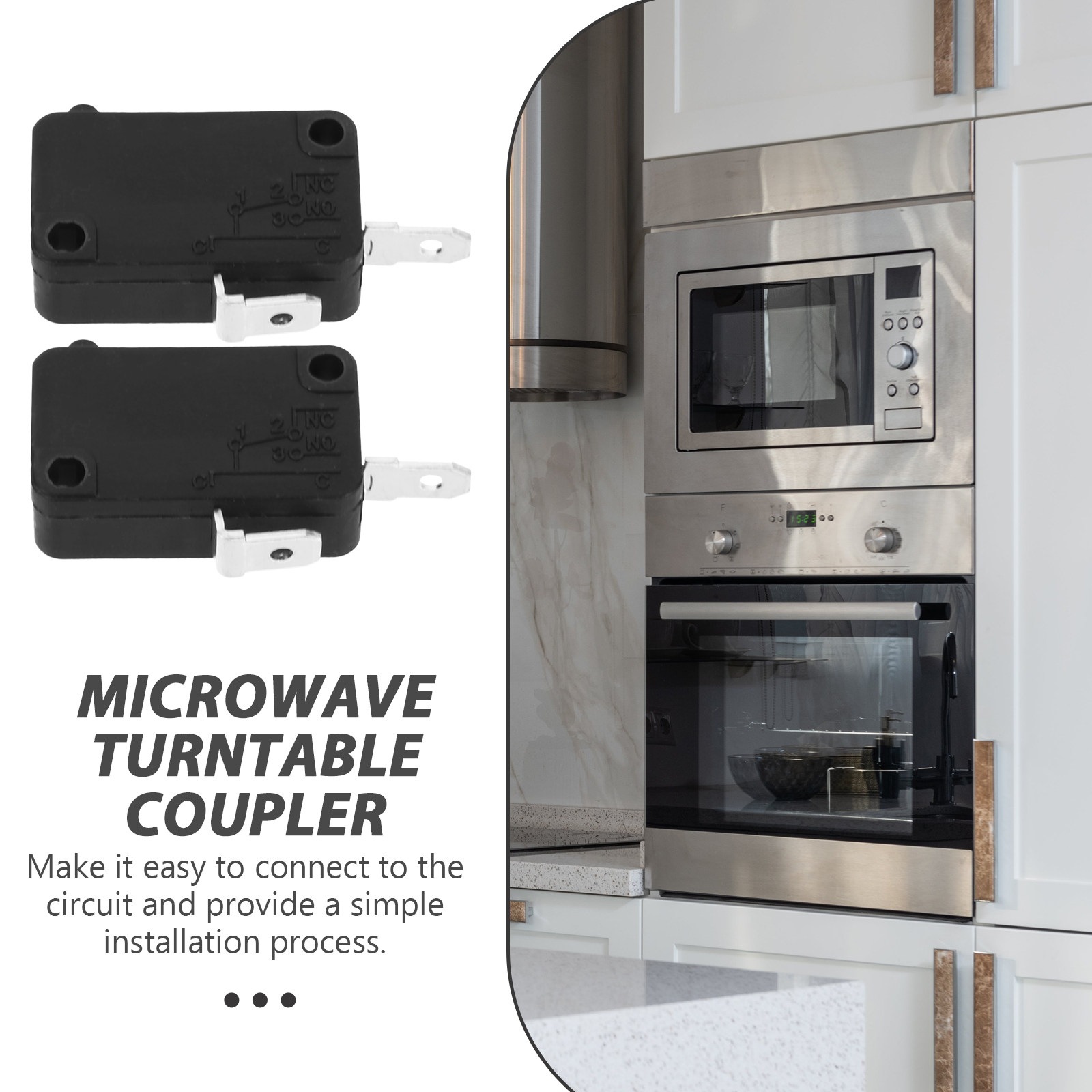 قطعتان من مفتاح المايكرو ذو 2  - مراجعة Microwave Oven وسعره