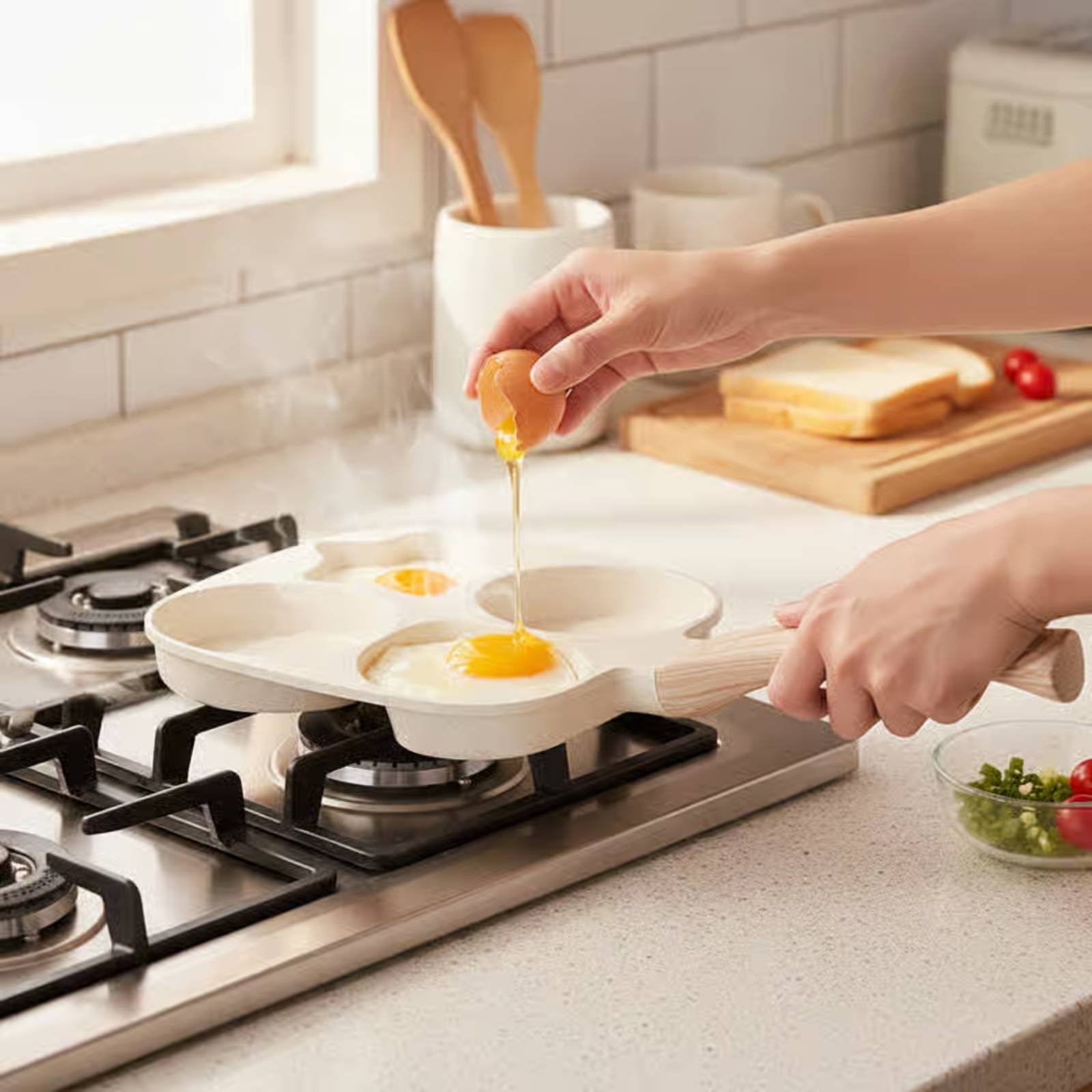 مقلاة إفطار غير لاصقة طويلة ال - مراجعة Induction Cooker وسعره