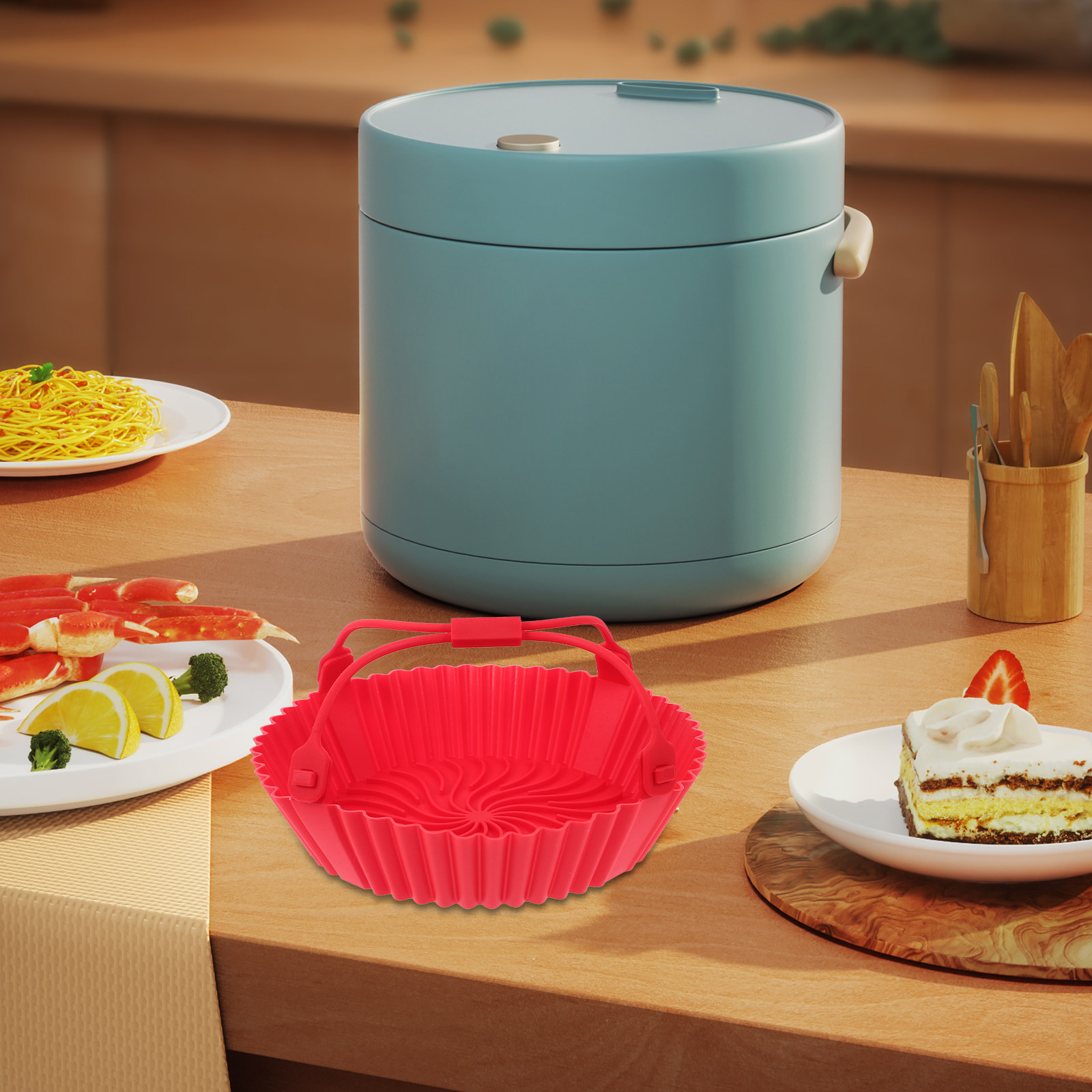صينية سيليكون مقاومة للحرارة و - مراجعة Air Fryer وسعره
