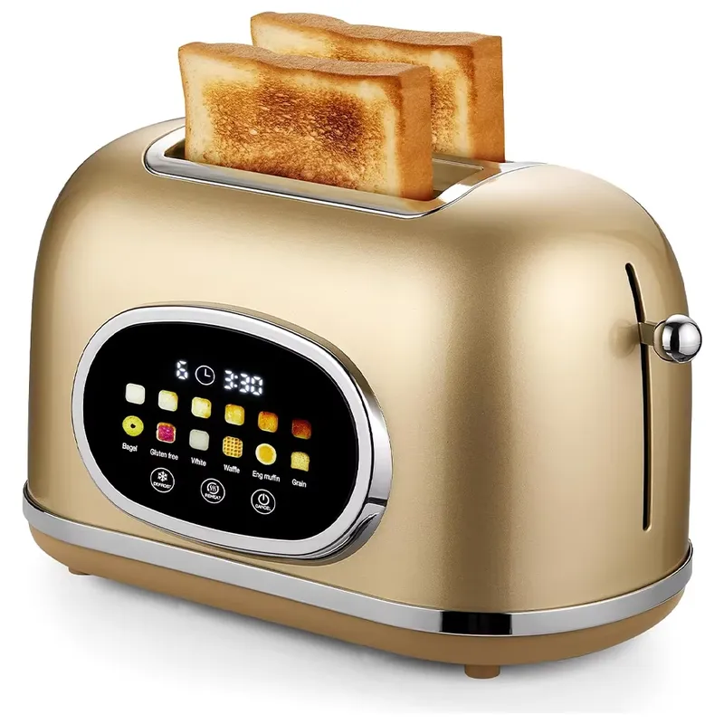 محمصة خبز ذكية بشاشة لمس لشريح - مراجعة Toaster وسعره